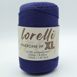 Шнур Lorelli Makrome PP XL 3 мм 262 темно-синий