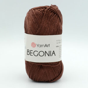 Пряжа YarnArt Begonia 77 шоколад