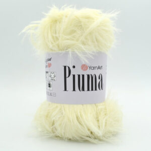 Пряжа YarnArt Piuma 4403 кремовий