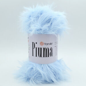Пряжа YarnArt Piuma 4408 блакитний