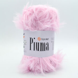 Пряжа YarnArt Piuma 4410 рожевий