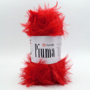 Пряжа YarnArt Piuma 4414 червоний