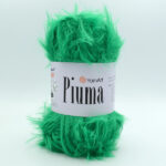 Пряжа YarnArt Piuma 4416 зелений