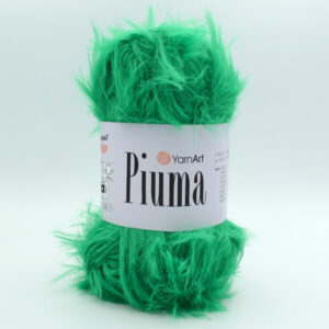 Пряжа YarnArt Piuma 4416 зелений