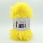 Пряжа YarnArt Piuma 4418 жовтий