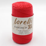 Шнур Lorelli Makrome PP XL 3 мм 100 красный