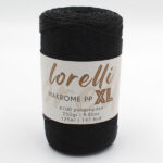 Шнур Lorelli Makrome PP XL 3 мм 270 чорний