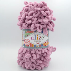Пряжа Alize Puffy FINE 295 суха троянда