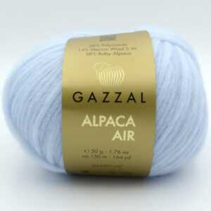 Пряжа Gazzal Alpaca Air 111 блакитний