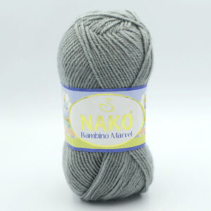 Пряжа Nako Baby Marvel (6298) 9028 сірий