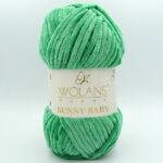 Пряжа Wolans Bunny Baby 100-86 нефрит