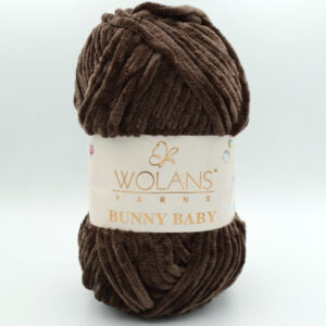 Пряжа Wolans Bunny Baby 100-91 еспресо