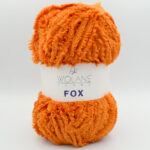 Пряжа Wolans Fox 110-77 оранжево-рыжий