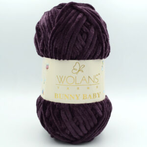 Пряжа Wolans Bunny Baby 100-93 баклажан
