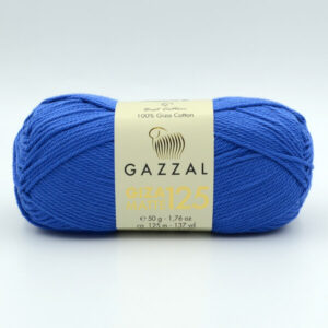 Пряжа Gazzal Giza Matte 125 электрик 5577
