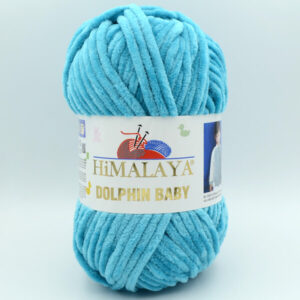 Пряжа Himalaya Dolphin Baby 80386 голубая бирюза