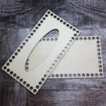 Набор заготовок для салфетницы 22×12 см