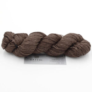 Пряжа Gazzal Wool Star Chestnut 3806 коричневий