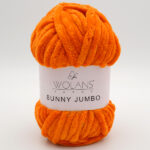 Пряжа Wolans Bunny Jumbo 200-67 яскраво-помаранчевий