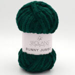 Пряжа Wolans Bunny Jumbo 200-70 темно-зеленый