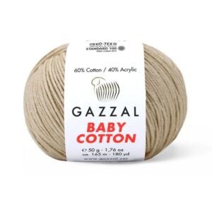 Пряжа Gazzal Baby Cotton