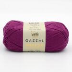 Пряжа Gazzal Giza Matte 125 фуксия 5567