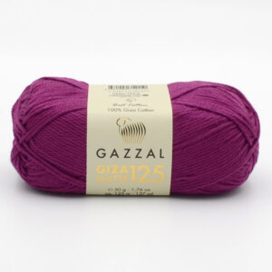 Пряжа Gazzal Giza Matte 125 фуксия 5567