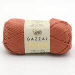 Пряжа Gazzal Giza Matte 125 мідний 5590