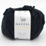 Пряжа Gazzal Sweet Baby 2603 чорний