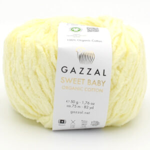 Пряжа Gazzal Sweet Baby 2609 желтый