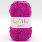 Пряжа LaVita Kristal 9724 фуксія