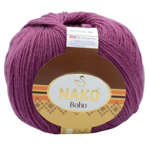 Пряжа Nako Boho однотонна