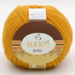 Пряжа Nako Boho 10658 гірчичний
