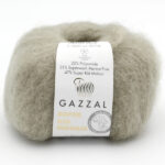 Пряжа Gazzal Super Kid Mohair 64407 болотний