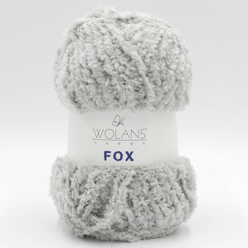 Пряжа Wolans Fox 110-33 светло-серый