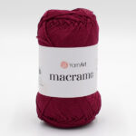 YarnArt Macrame 2 мм 145 бордо