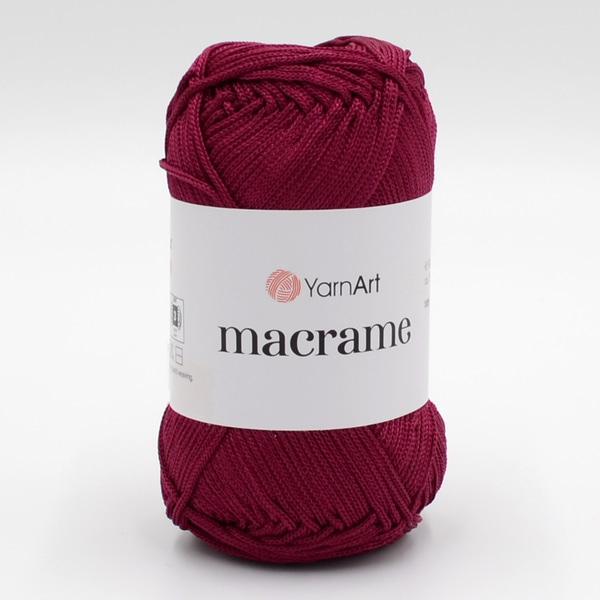 YarnArt Macrame 2 мм 145 бордо